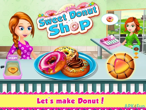 Sweet Donut Shop Screenshot Image