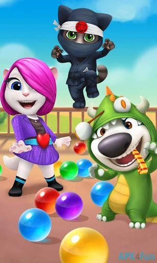 Talking Tom Bubble Shooter Screenshot Image