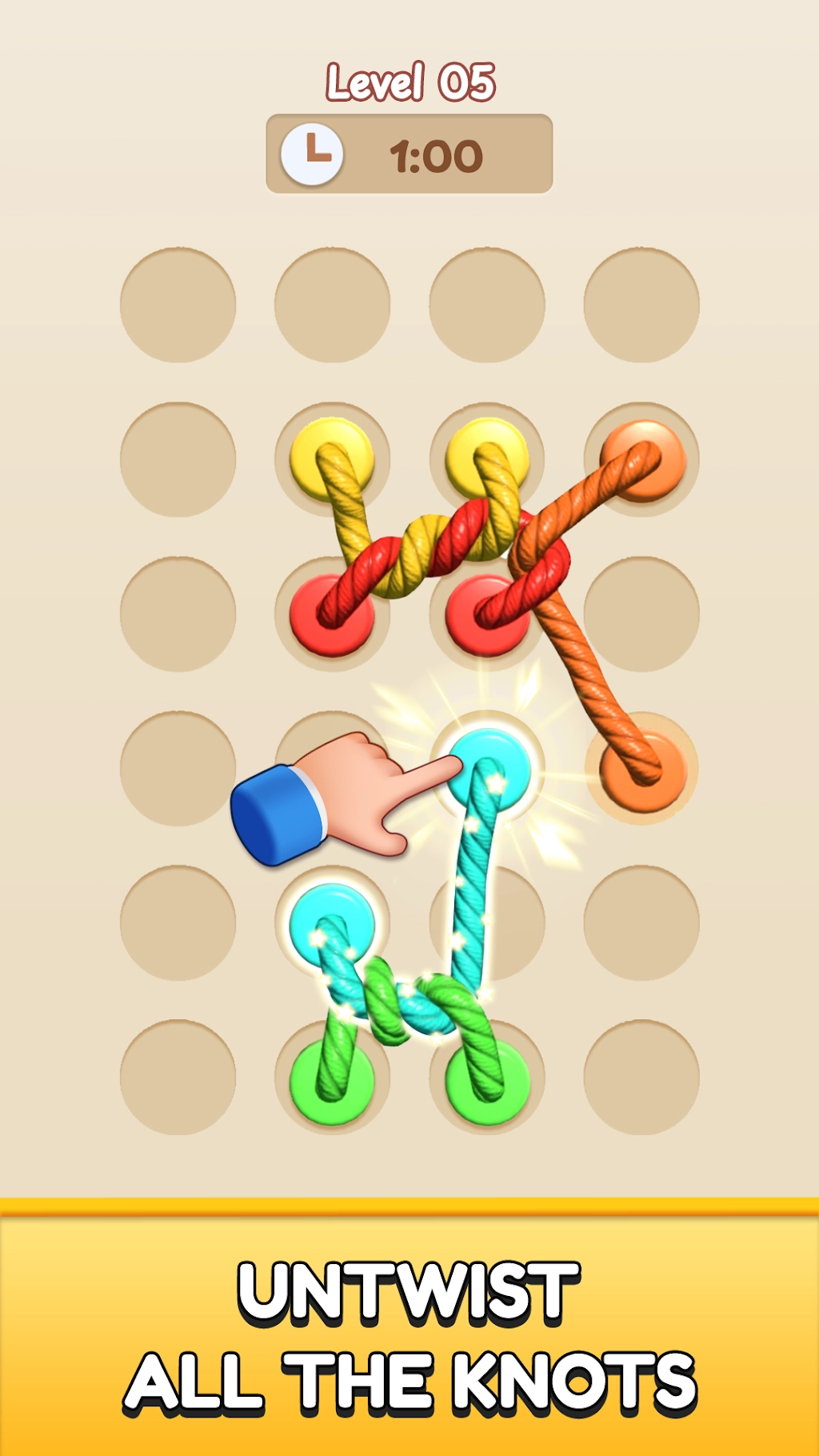 Tangle Rope 3D: Untwist Knots Screenshot Image