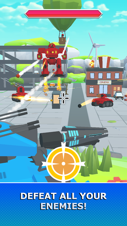 #1. Tank Shooting : Bang Bang (Android) By: DCD Creative