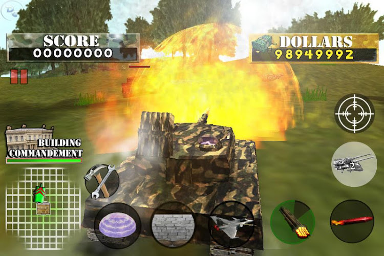 #1. Tank War Defender 2 (Android) By: Darie Productions