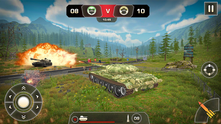 #1. Tank War: Tank World Battle (Android) By: Trillion Games