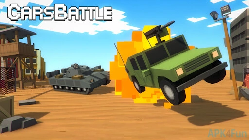 Tanks VS Cars Battle Screenshot Image