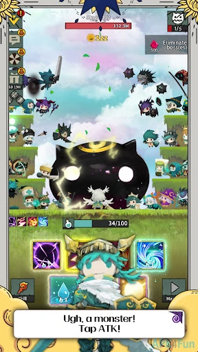 Tap Dragon: Little Knight Luna Screenshot Image