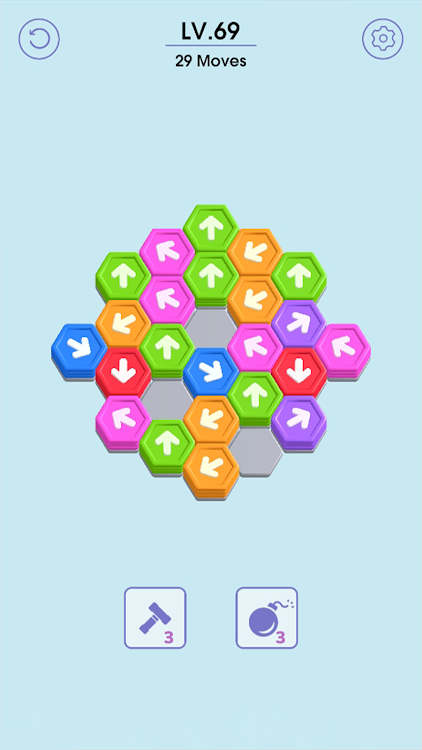 #1. Tap Hexa 3D:Color Sort (Android) By: 刘千