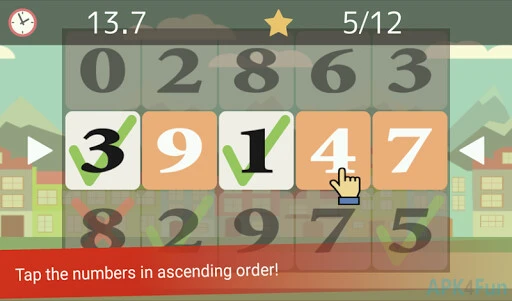 Tap the Numbers Screenshot Image