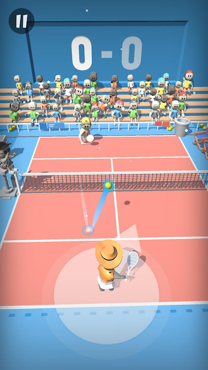 #1. Tennis Ball - Clash Sports 3D (Android) By: LUDOY FUN GAME