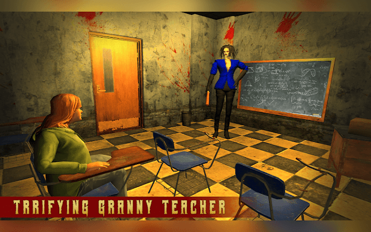 #1. Terrifying Teacher Granny Game (Android) By: Yoohaan Games