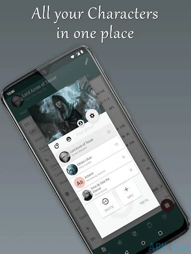 The 20 - RPG Companion App Screenshot Image