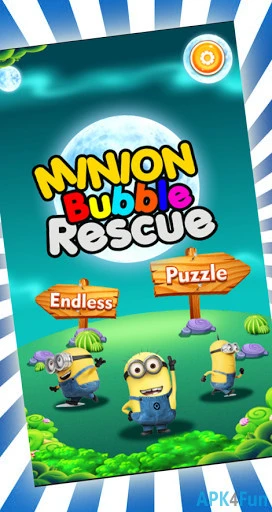 The Minion Bubble Rescue Screenshot Image