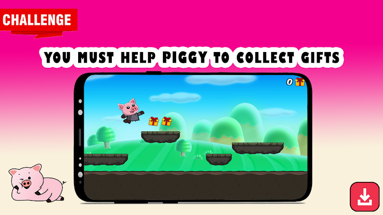 #1. The Pig Adventure Run (Android) By: Box-Courses