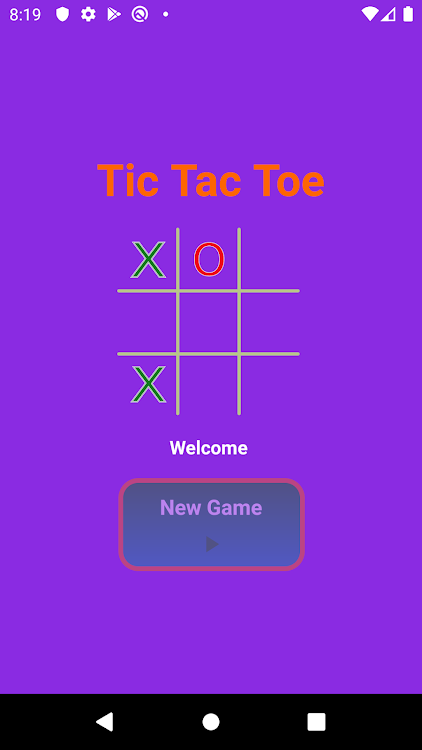 #2. Tic Tac Toe (Android) By: Sérgio Moreira