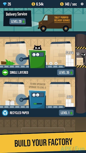 Toilet Paper Factory Idle Screenshot Image