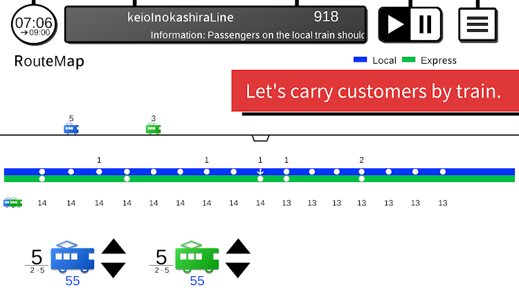 #1. Tokyo Train 2 (Android) By: MikuniRailwayGames