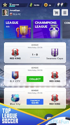 Top League Soccer Screenshot Image