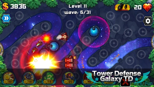 Tower Defense: Galaxy TD Screenshot Image