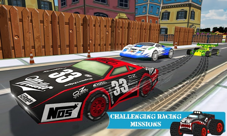 #1. Toys Racing Game : Car Driving (Android) By: Mini 1der World