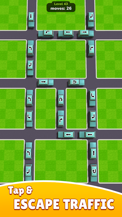 #1. Traffic Go! Car Escape (Android) By: Stellarplay Games