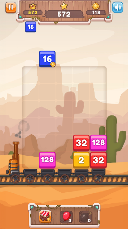 #1. Train 2048 (Android) By: Famobi