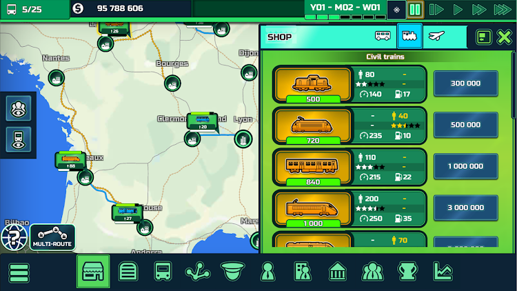 #1. Transport INC - Tycoon Manager (Android) By: Games Operators S.A.