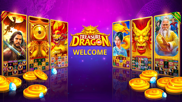 #3. Treasure Dragon - Online Slots (Android) By: Spiral Interactive