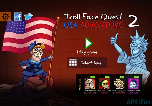 Troll Face Quest: USA Adventure 2 Screenshot Image