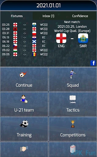 True Football National Manager Screenshot Image