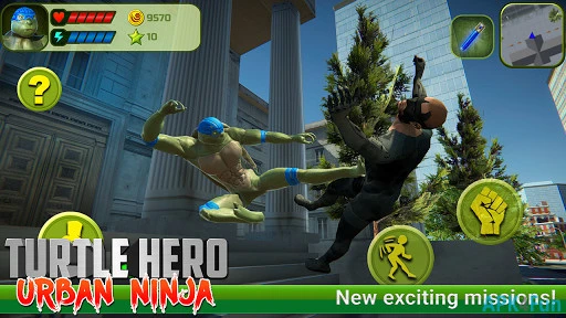 Turtle Hero: Urban Ninja Screenshot Image