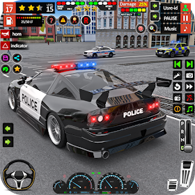 US Police Prado Parking 3D