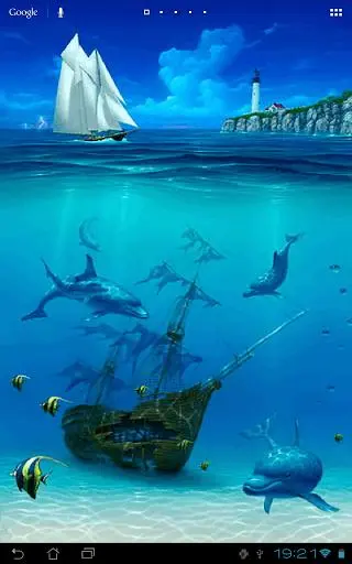 Underwater Sea Live Wallpaper Screenshot Image