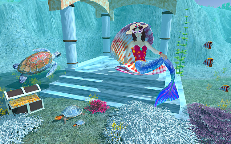 #1. Underwater Turtle Sea Mermaid (Android) By: 360 Revenge