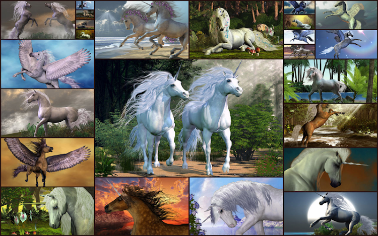 #6. Unicorn Jigsaw Puzzle Kids (Android) By: App Family Kids - Games for boys and girls