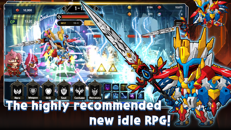 #1. [VIP] Mega Knight : Idle RPG (Android) By: SUPERCLAY Inc