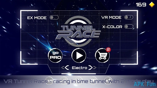 VR Tunnel Race Screenshot Image