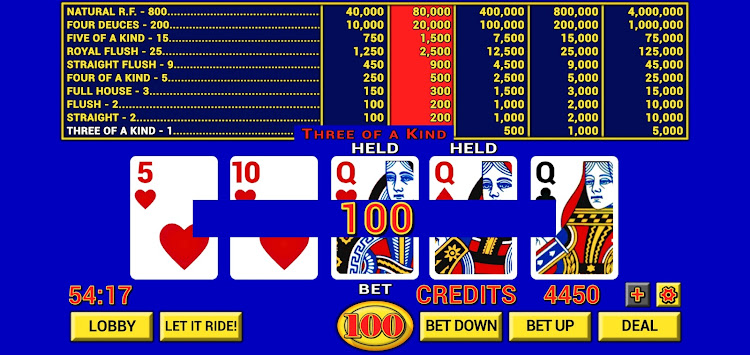 #1. Video Poker Classic Casino (Android) By: 41 Games