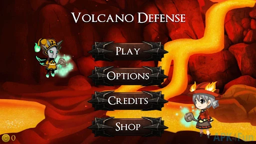 Volcano Defense Screenshot Image