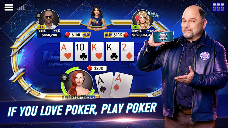 #1. WSOP Poker: Texas Holdem Game (Android) By: Playtika