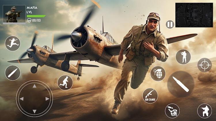 #1. WW2 shooting games world war 2 (Android) By: Xee Play Games