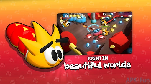 Wacky Worms: Diamond Rush Screenshot Image