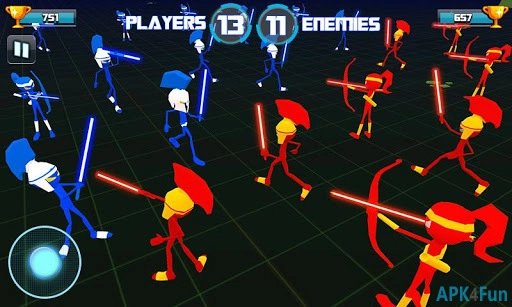 Wars of Star: Stick Warriors Screenshot Image