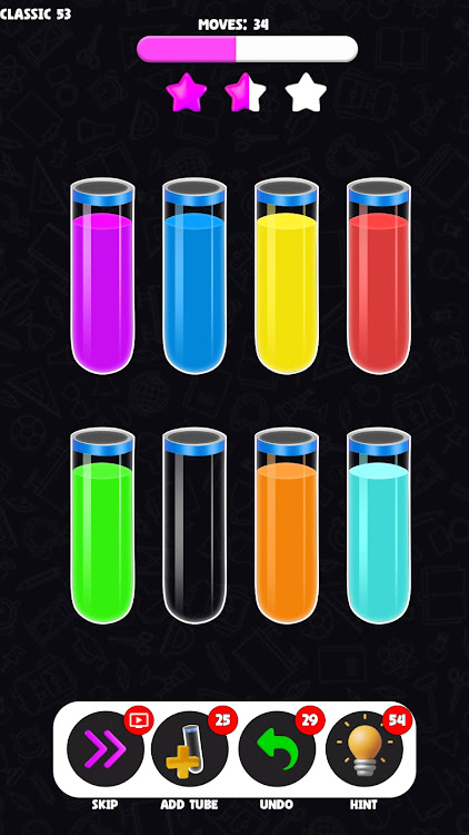 #1. Water Color Sort: Puzzle Games (Android) By: Good Action Games