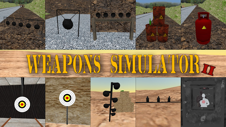 #1. Weapons Simulator 2 - FullPack (Android) By: Maloke Games