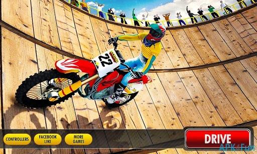 Well of Death Bike Stunt Drive Screenshot Image