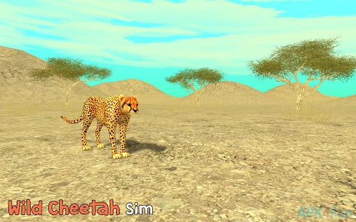 Wild Cheetah Sim 3D Screenshot Image