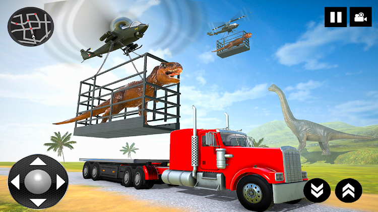 #2. Wild Dino Transporter Truck 3D (Android) By: Epic Fun Games