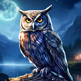 Wild Owl : Bird Simulator Game