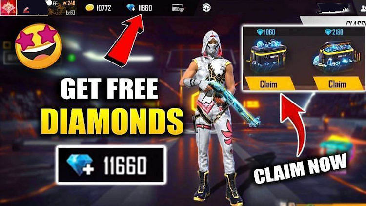 #1. Win Diamond & Elite Pass Fire (Android) By: Get Rewards