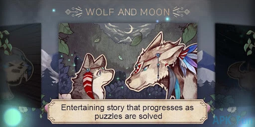 Wolf And Moon Screenshot Image