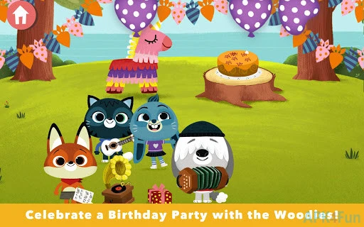 WoodieHoo Birthday Party Screenshot Image