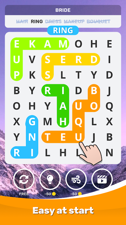 #1. Word Puzzle Game (Android) By: Space dev